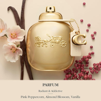 Coach Perfume Gold 90Ml para Mujer - Fragancia Elegante y Duradera - Spray de Alta Calidad