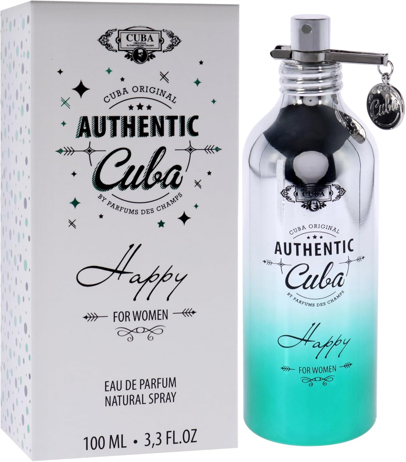 Authentic Cuba Happy Des Champs 100 ml Edp Spray - Mujer