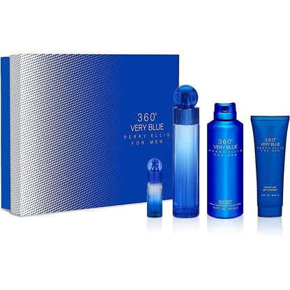 Set 360 Very Blue Perry Ellis 4 Pz - Hombre