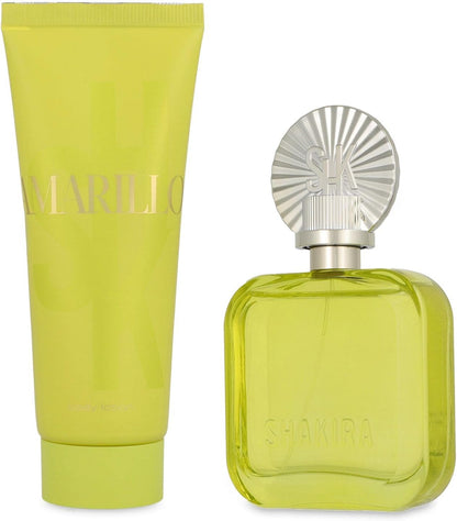 Set Shakira Amarillo 2Pzs 80Ml Edp Spray/ Body Lotion 75Ml - Mujer
