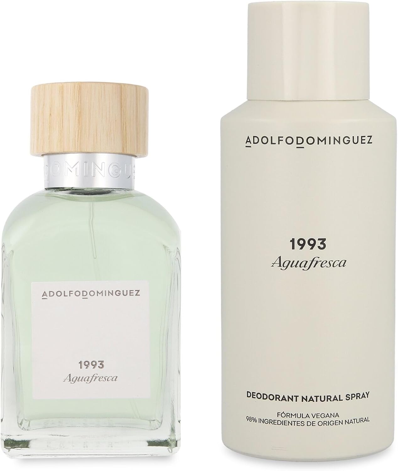 Set Adolfo Dominguez Agua Fresca 2Pz 120Ml Edt Spray - Hombre