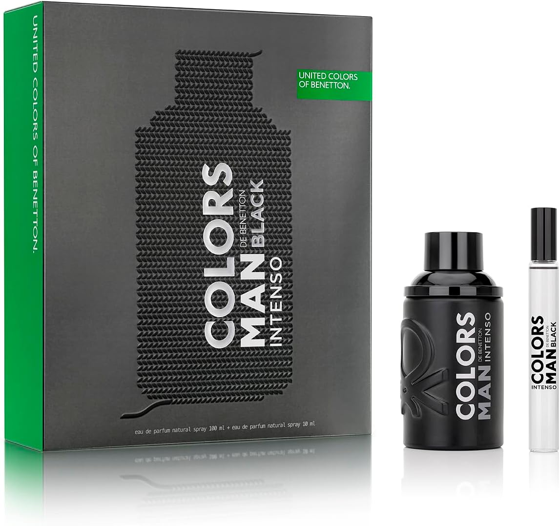 Set Colors Black Intenso 100Ml Edp Spray/ 10Ml Edp Spray - Hombre
