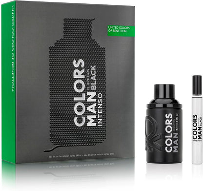 Set Colors Black Intenso 100Ml Edp Spray/ 10Ml Edp Spray - Hombre