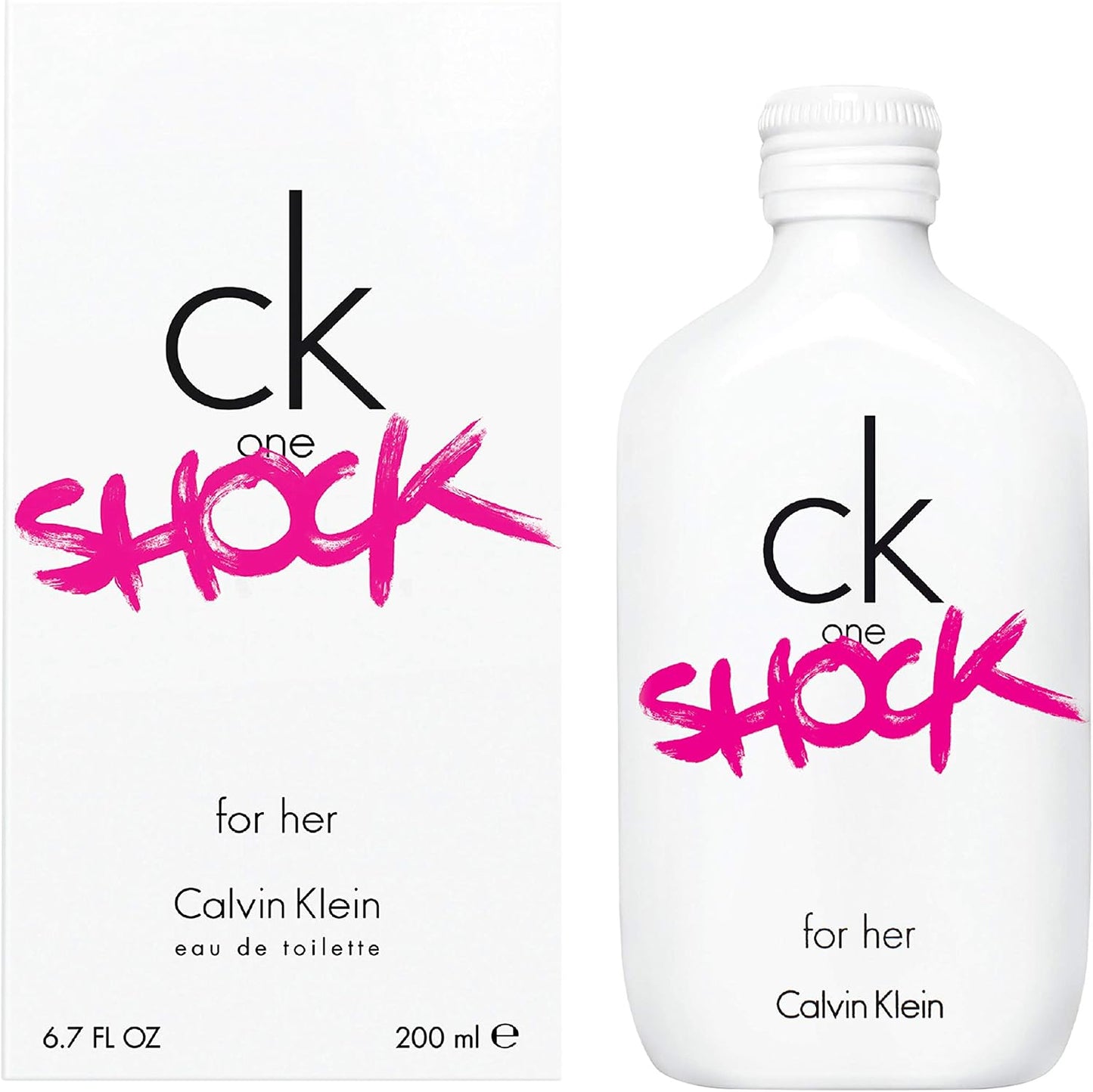 Ck One Shock Dama Calvin Klein 200 ml Edt Spray - Mujer