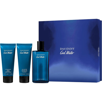 Set Cool Water 3Pzs 125Ml Edt Spray/ Shower Gel 75Ml/ After Shave 75Ml - Hombre