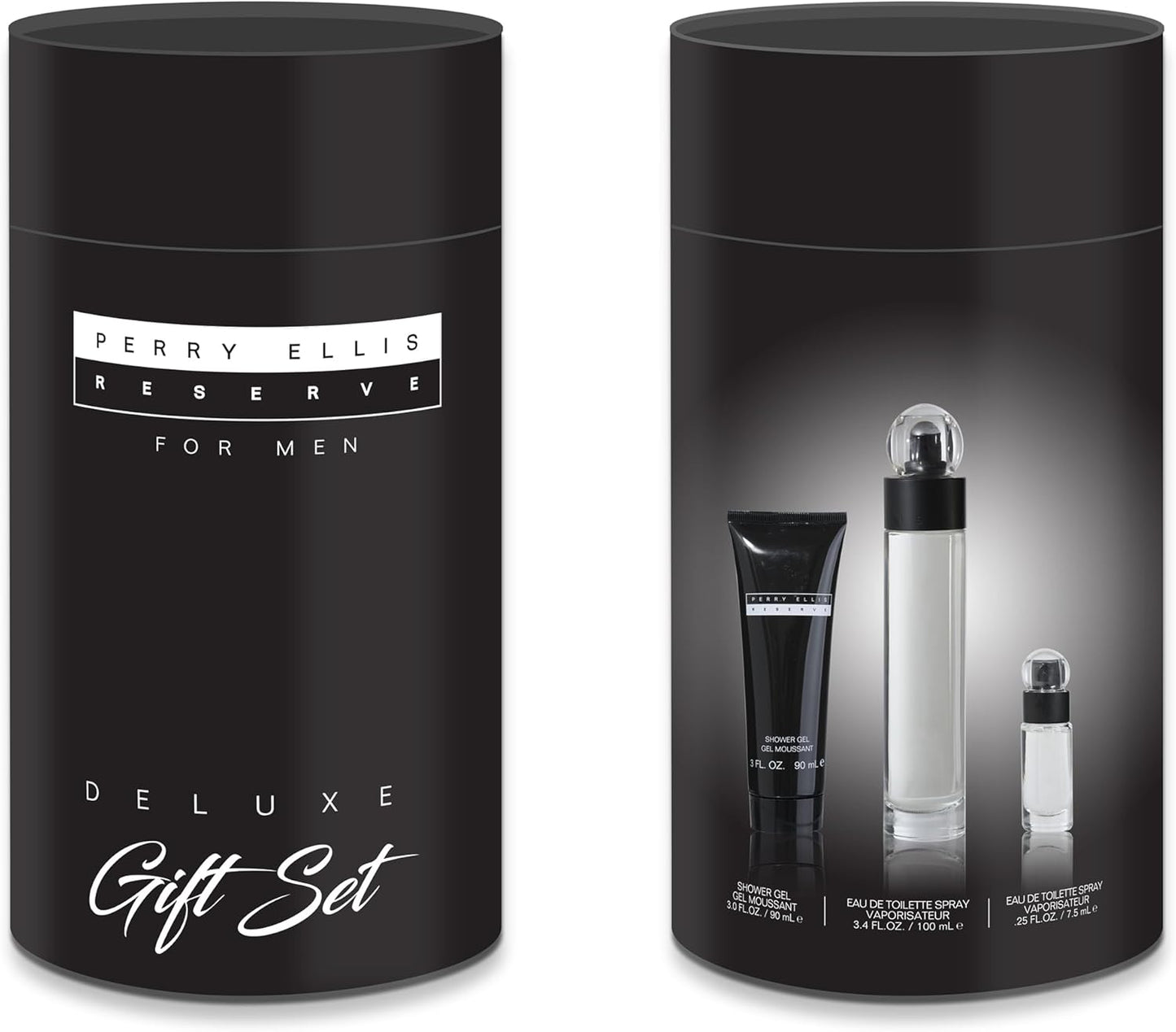 Set Perry Ellis Reserve 4Pzs 100Ml Edt Spray/ Shower Gel 90Ml/ After Shave Balm 90Ml/ 7.5Ml Edt Spray - Hombre