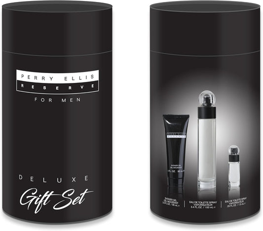 Set Perry Ellis Reserve 4Pzs 100Ml Edt Spray/ Shower Gel 90Ml/ After Shave Balm 90Ml/ 7.5Ml Edt Spray - Hombre