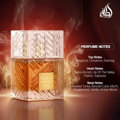 Khamrah Unisex Lattafa 100 ml Edp Spray - Unsex