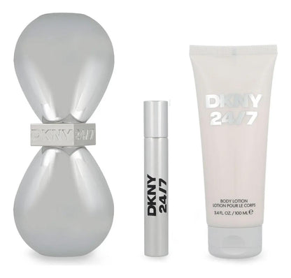 Donna Karan Set Dkny 24/7 3Pzs 100Ml Edp Spray/ Body Lotion 100Ml/ 15Ml Edt Spray - Mujer