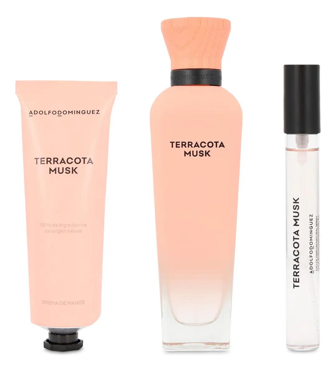 Set Adolfo Dominguez Terracota Musk 3Pz - Mujer