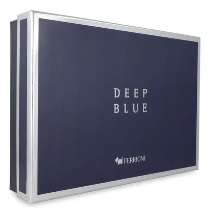 Set Ferrioni Deep Blue 4Pzs 100Ml Edt Spray/ Body Shampoo 100Ml/ After Shave 100Ml/ 10Ml Edt Spray - Hombre