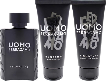 Set Ferragamo Uomo Signature Salvatore Ferragamo 3 pz - Hombre