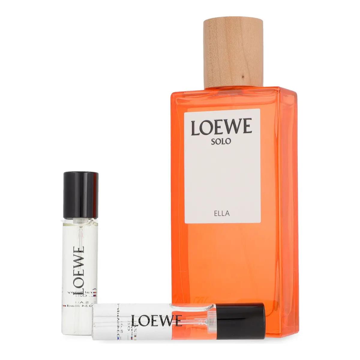 Loewe Set Loewe Solo Ella 3Pzs 100Ml Edp Spray/ 10Ml Edp Spray/ Solo Ella Elixir 10Ml Edp Spray - Mujer