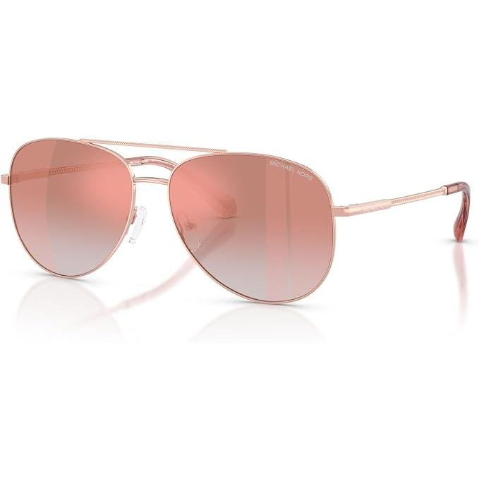 Lentes Michael Kors Rose Gold 0MK117211086F58 - Mujer