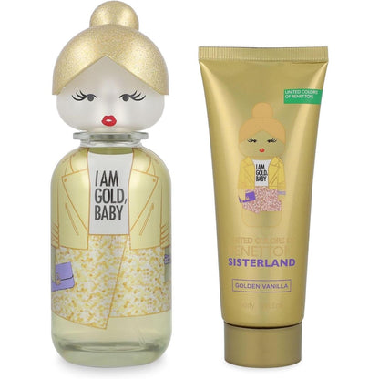 Benetton Set Sisterland Golden Vanilla 2Pzs 80Ml Edp Spray/ Body Lotion 75Ml - Mujer