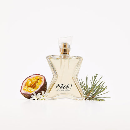 Shakira Rock by Shakira 80 ml Edt Spray para Mujer Fragancia Floral Frutal con Notas de Bergamota y Jazmín