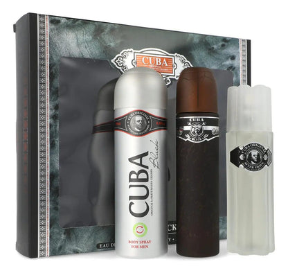 Set Cuba Black Des Champs 3 pz - Hombre