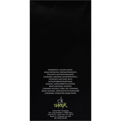 Ck One Shock Calvin Klein 200 ml Edt Spray - Perfume Original Para Hombre