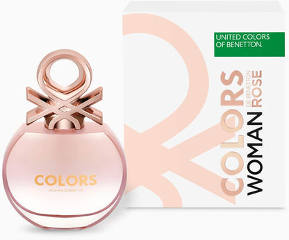 Benetton Colors Rose 80 ml Edt Spray - Mujer