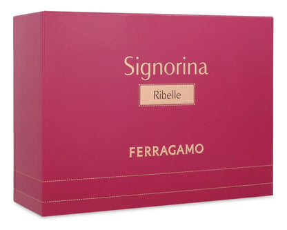 Ferragamo Set Ferragamo Signorina Ribelle 3Pzs 100Ml Edp Spray/ Body Lotion 50Ml/ 15Ml Edp Spray - Mujer