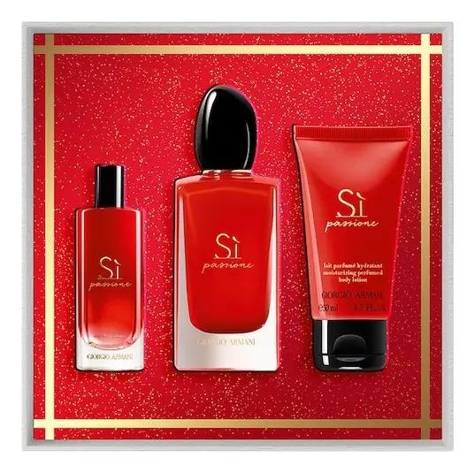 Set Giorgio Armani Si 3Pzs 100Ml Edp Spray/ Body Lotion 50Ml/ 15Ml Edp Spray - Mujer