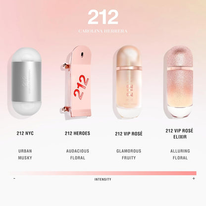 212 Vip Rose Dama Carolina Herrera 80 ml Edp Spray - Mujer