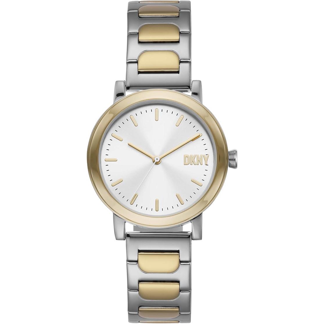 Donna Karan Reloj Ny6621 para Mujer con Diseño Elegante y Pulsera de Acero Inoxidable y Oro