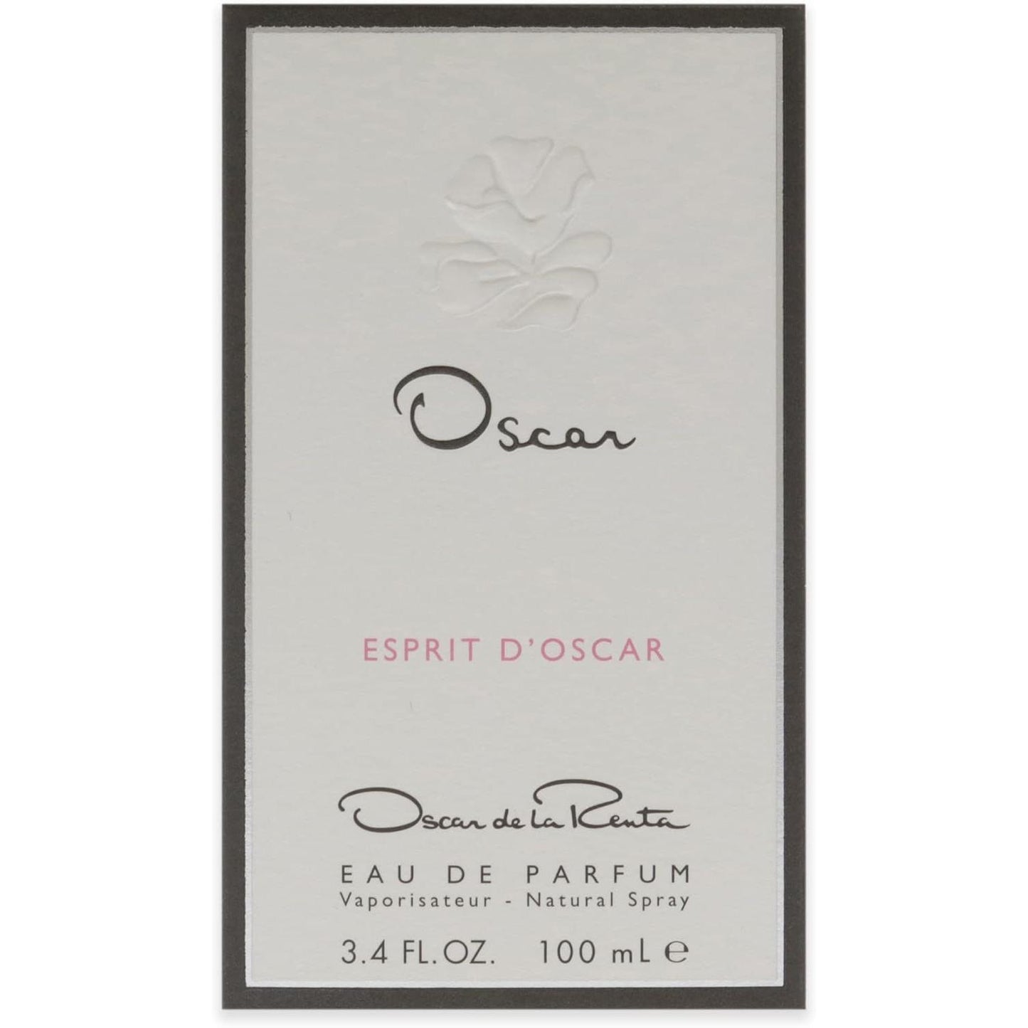 Oscar de la Renta Esprit D'Oscar 100Ml Eau de Parfum Spray para Mujer Fragancia Elegante y Refinada