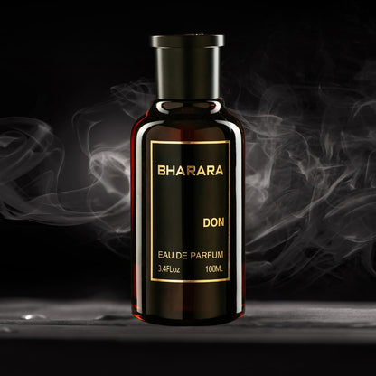 Bharara Don 100 ml EDP Spray para Hombre Fragancia Amaderada Especiada con Notas de Piña Bergamota y Pimienta