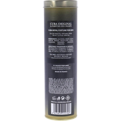 Cuba Royal Fortune Des Champs 100 ml Edt Spray - Hombre