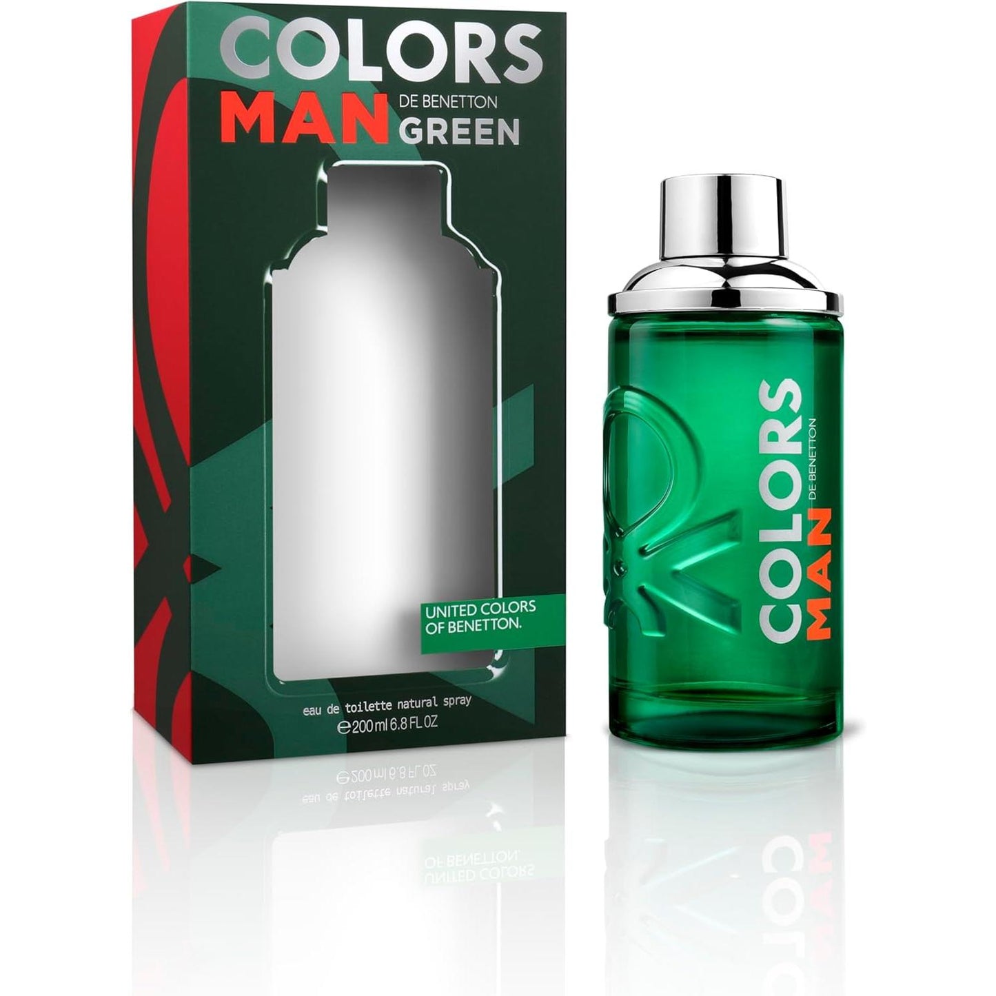 Benetton Colors Man Green 200Ml Edt Spray - Hombre