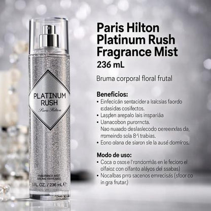 Platinum Rush Paris Hilton 236 ml Body Mist Spray - Mujer