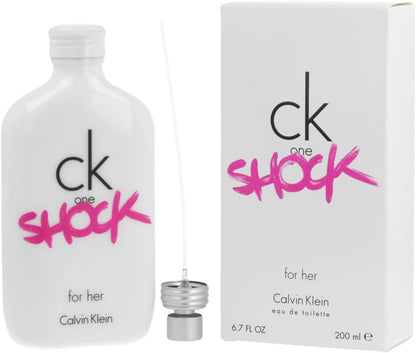 Ck One Shock Dama Calvin Klein 100 ml Edt Spray - Mujer
