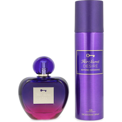 Set Her Secret Desire Antonio Banderas 2 Pz - Mujer