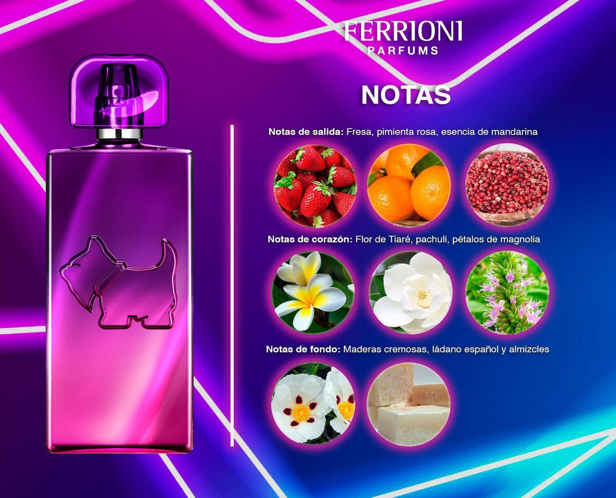 Ferrioni Electric Vibes 100 Ml Edt Sray Ferrioni - Mujer