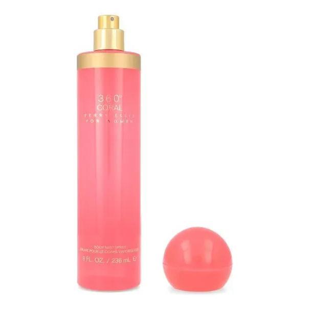 360 Coral Perry Ellis 236 ml Body Mist Spray - Mujer