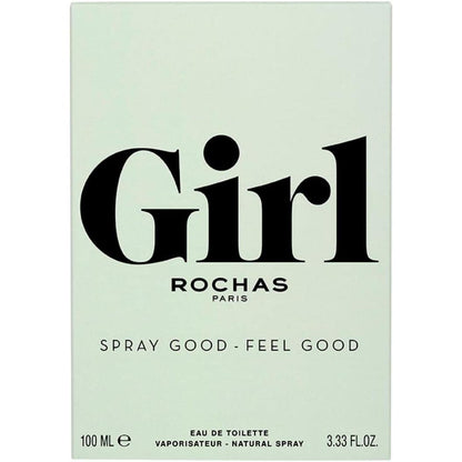 Rochas Girl 100 ml Edt Spray para Mujer - Fragancia de Mujer con Extracto de Neroli y Vidrio Reciclado