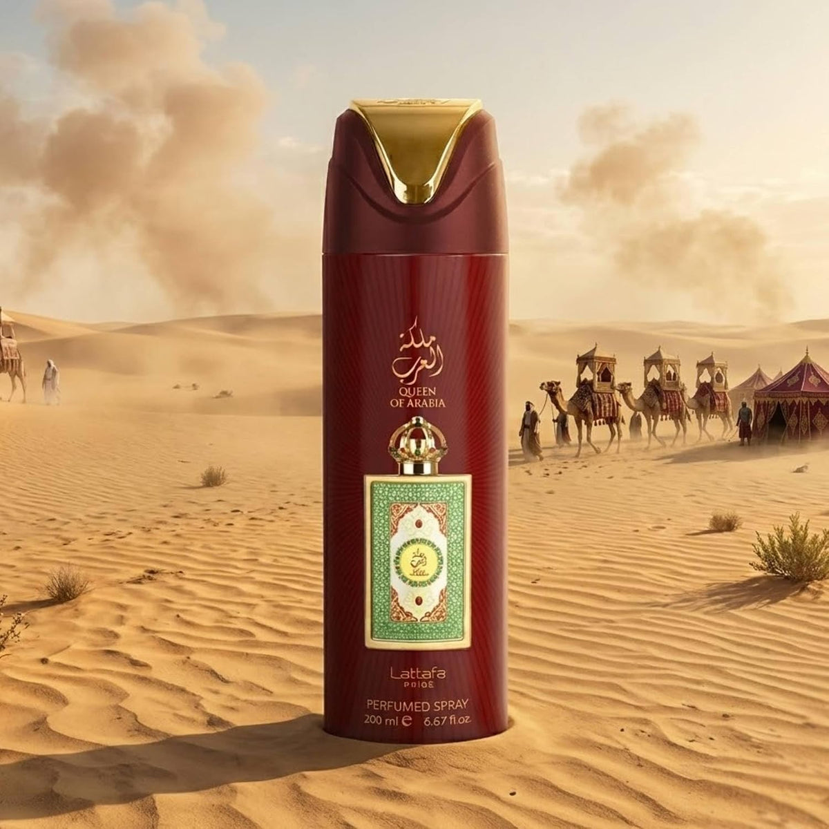 Lattafa Queen Of Arabia 200Ml Body Spray - Mujer