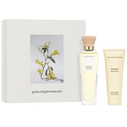 Set Adolfo Dominguez Agua Fresca Mimosa 2Pz 120Ml Edt Spray - Mujer