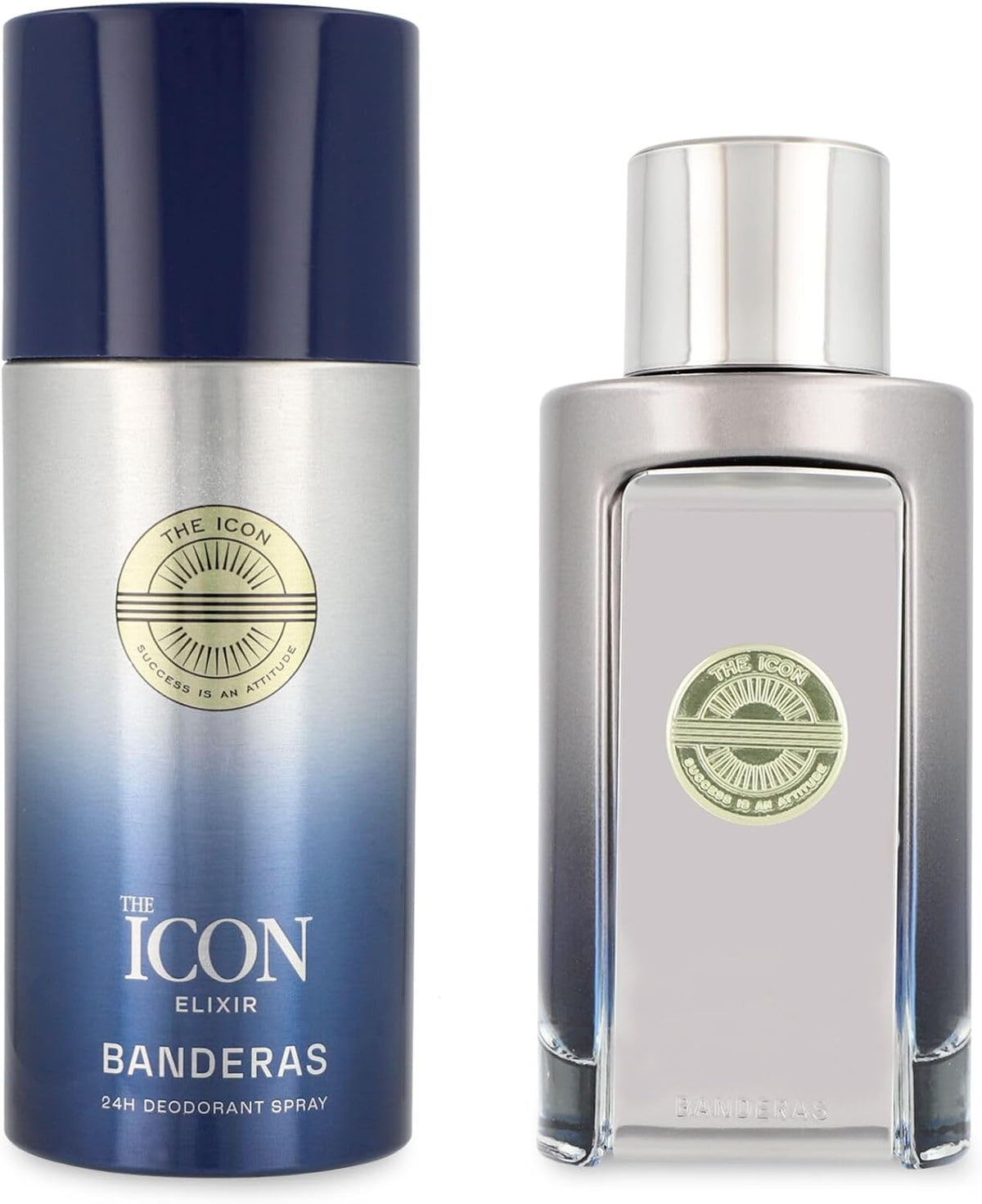 Set Banderas The Icon Elixir 2Pzs 100Ml Edp Spray/ Desodorante 150Ml Spray - Hombre