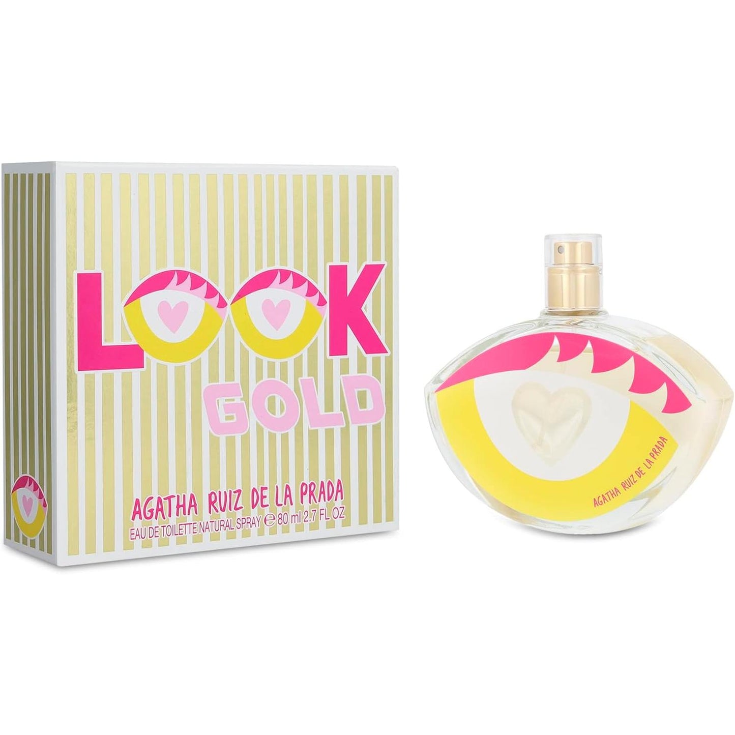 Look Gold Agatha Ruiz De La Prada 80 ml Edt Spray - Mujer