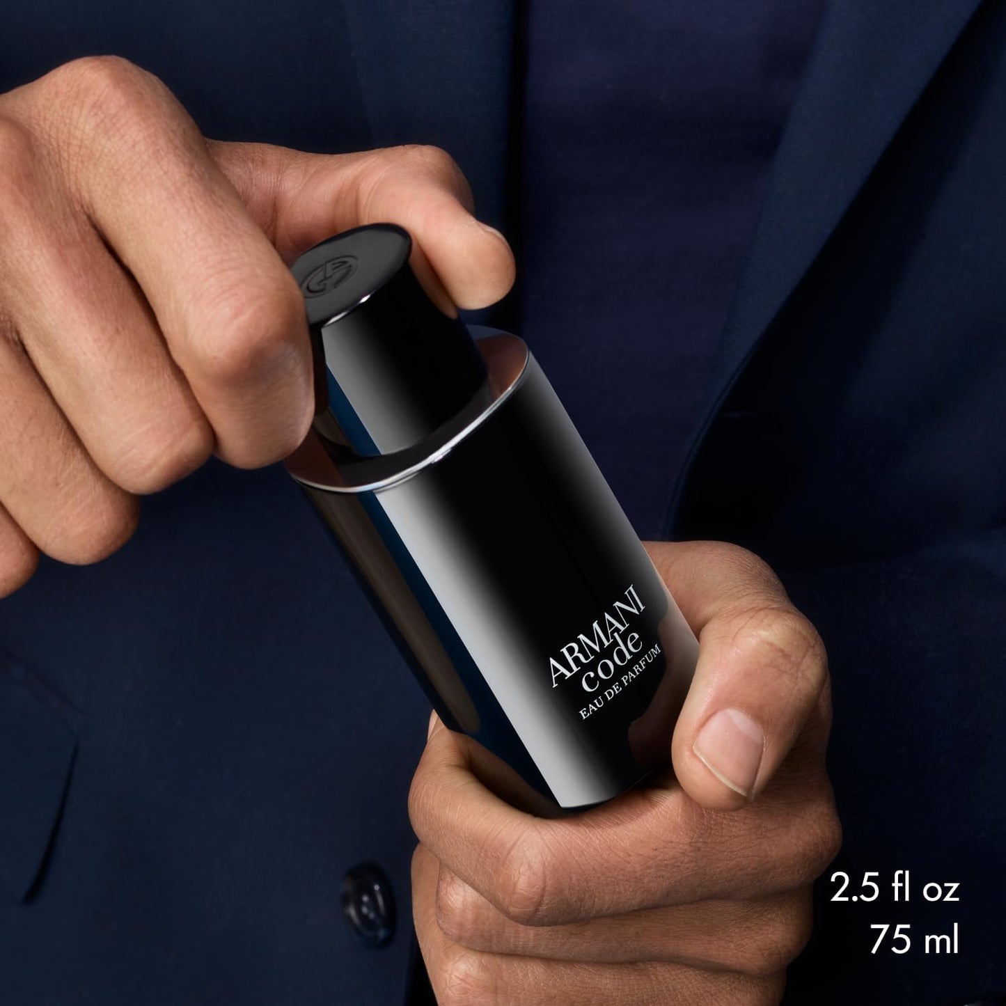 Armani Code 75Ml Edp Refillable Spray - Hombre