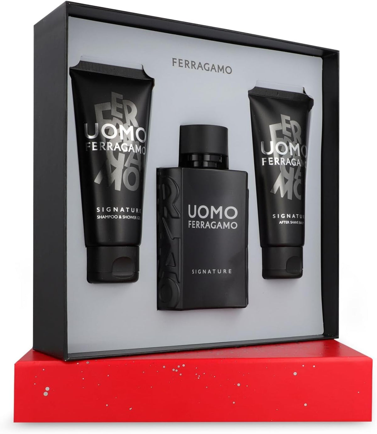 Set Ferragamo Uomo Signature 3Pzs 100Ml Edp Spray/ After Shave 100Ml/ Shower Gel 100Ml - Hombre