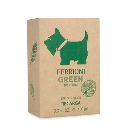 Ferrioni Green For Him 100Ml Edt Refill - Hombre