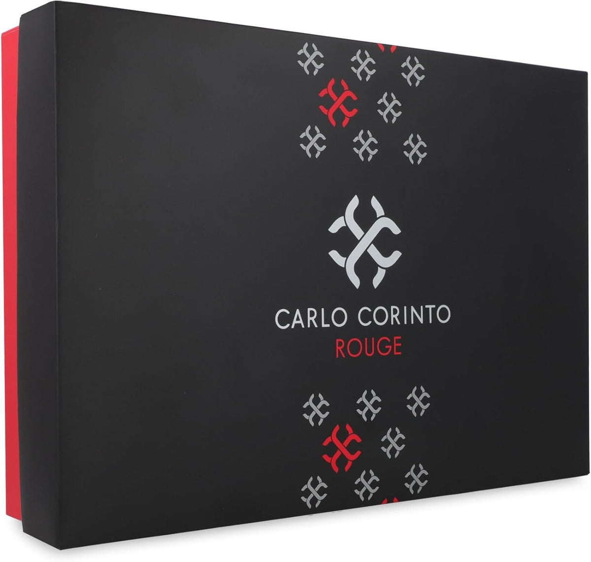 Set Carlo Corinto Rouge 4Pzs 100Ml Edt Spray /Body Shampoo 75Ml/ After Shave 75Ml /10Ml Edt Spray - Hombre