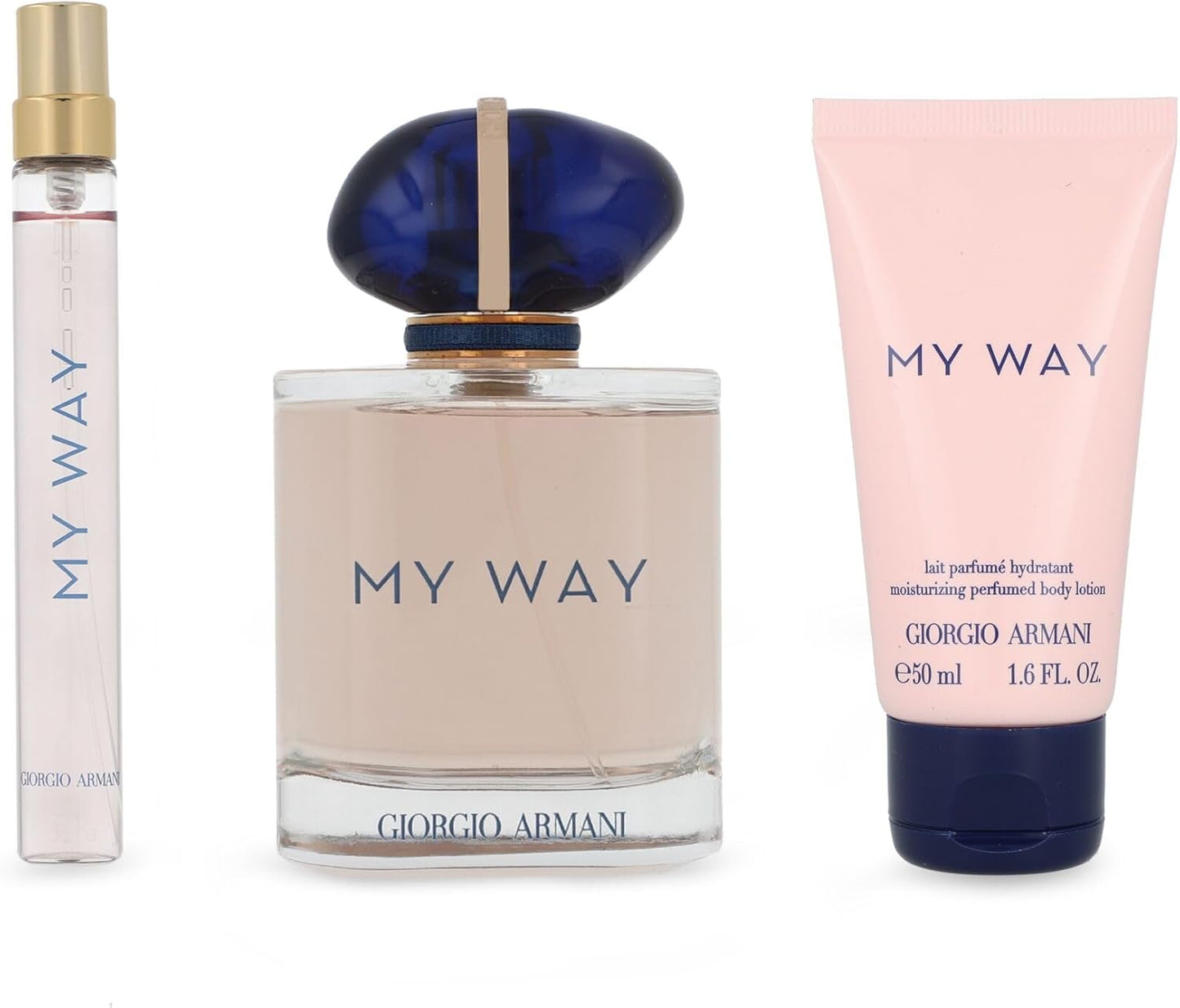 Set Giorgio Armani My Way 3Pzs 90Ml Edp Spray/ Body Lotion 50Ml/ 10Ml Edp Spray - Mujer