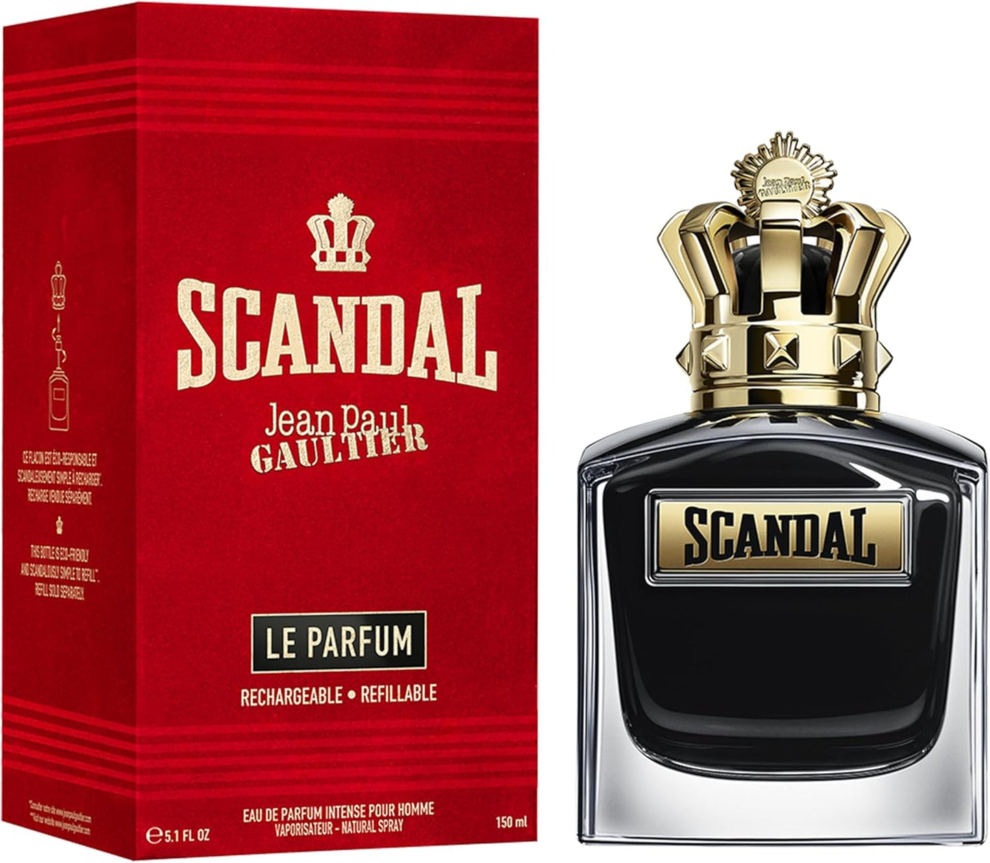 Scandal Le Parfum Refillable Jean Paul Gaultier 150 ml Edp Intense Spray - Hombre