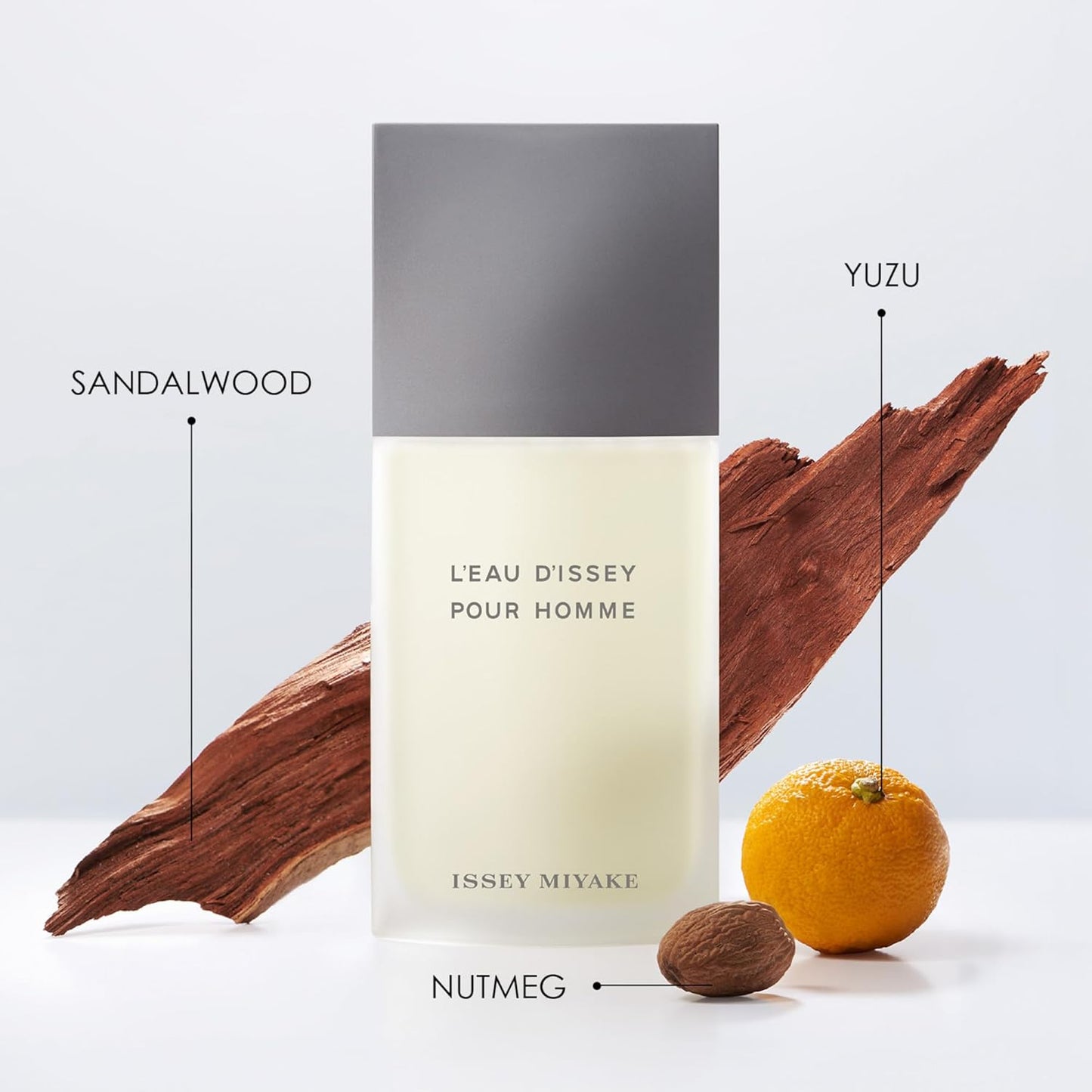 Issey Miyake L'Eau D'Issey Pour Homme 125 ml Edt Spray Fragancia Amaderada Acuática para Hombres Notas de Cilantro y Vetiver de Tahití