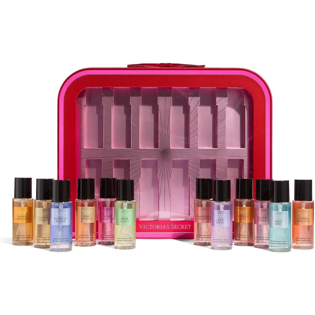 Set 12 Days Of Mist Dama Victoria Secret Fragrance Mist 12 pz