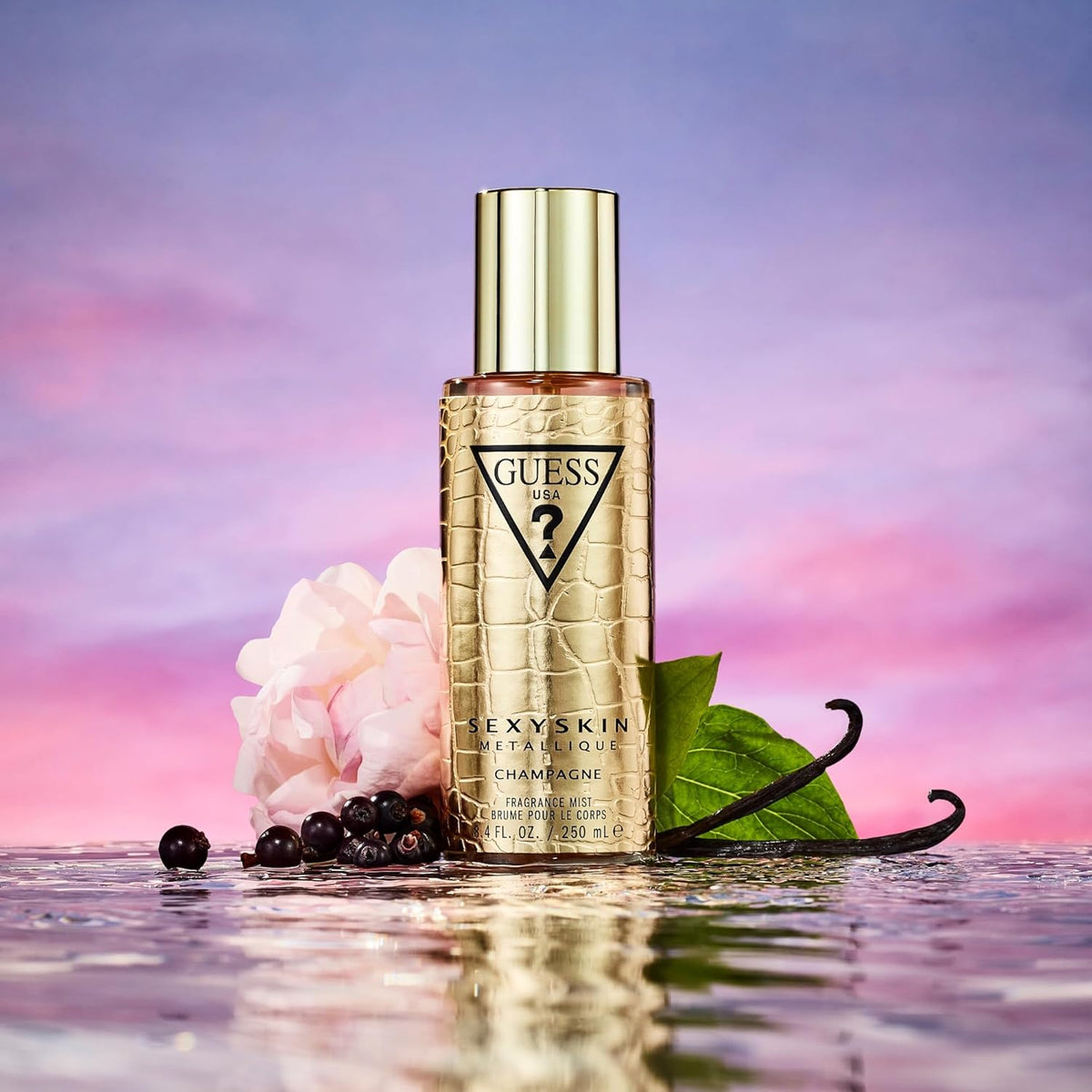 Guess Sexy Skin Metallique Champagne Guess 250 ml Body Mist Spray - Mujer